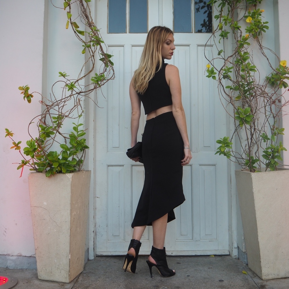 Keepsake the Label, Black chic fitted skirt